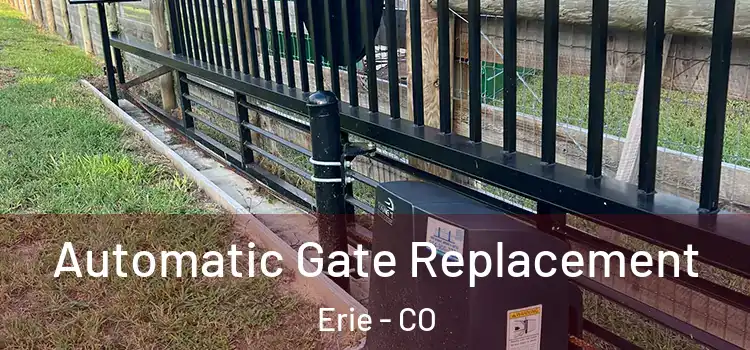 Automatic Gate Replacement Erie - CO