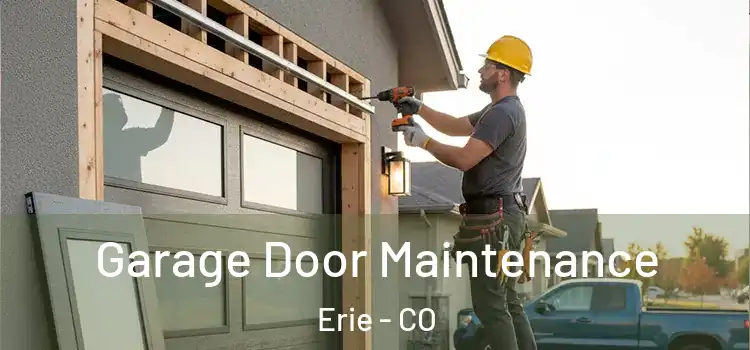Garage Door Maintenance Erie - CO