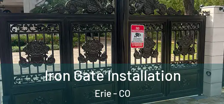Iron Gate Installation Erie - CO