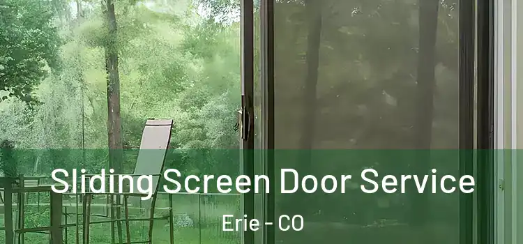 Sliding Screen Door Service Erie - CO
